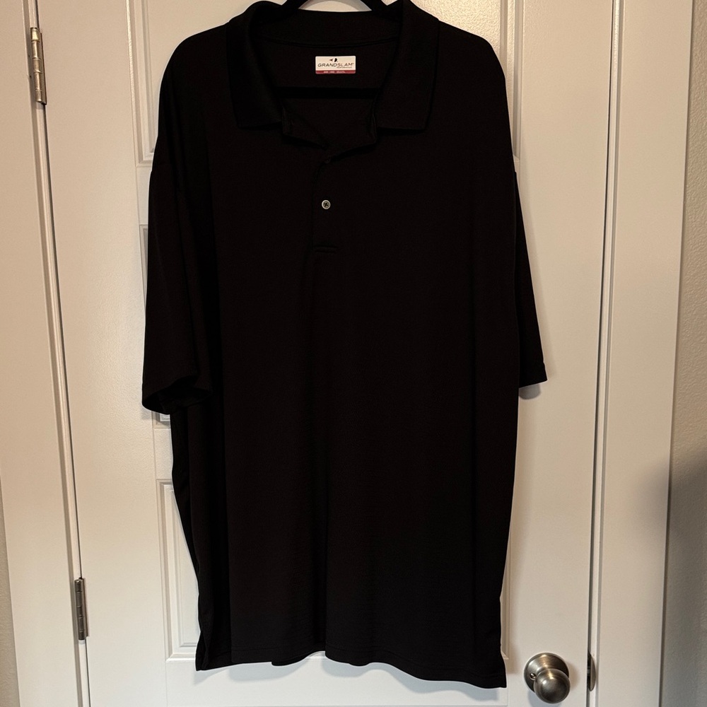 Grand Slam Classic Black Polo Shirt